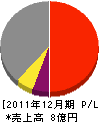 松野組 損益計算書 2011年12月期