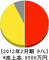 松石電機システム 損益計算書 2012年2月期