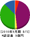 吉永 貸借対照表 2010年9月期