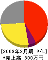 野澤塗工店 損益計算書 2009年3月期
