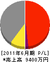 和田工務店 損益計算書 2011年6月期