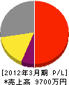 多邉田電設 損益計算書 2012年3月期