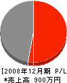 昭伸興拓 損益計算書 2008年12月期