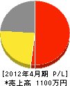 飯田電気 損益計算書 2012年4月期