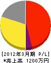 斉藤建具 損益計算書 2012年3月期