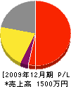 廣田組 損益計算書 2009年12月期