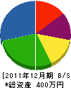 佐藤工務 貸借対照表 2011年12月期