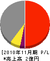 松本産業 損益計算書 2010年11月期