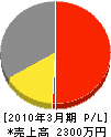 斉藤造園 損益計算書 2010年3月期