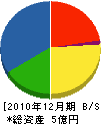 野村組 貸借対照表 2010年12月期