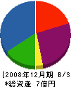 東日本建設 貸借対照表 2008年12月期