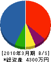 ヨシイチ 貸借対照表 2010年3月期