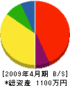 宮田建設 貸借対照表 2009年4月期