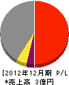 豊州建設 損益計算書 2012年12月期
