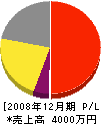 メディアサポート 損益計算書 2008年12月期