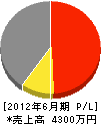 菅野電気 損益計算書 2012年6月期