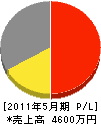 和田建設 損益計算書 2011年5月期