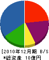 長崎電業 貸借対照表 2010年12月期