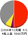 藤沢建設 損益計算書 2008年12月期