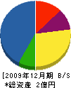 佐藤設備工業 貸借対照表 2009年12月期
