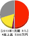 福田リフォームハウス 損益計算書 2013年1月期