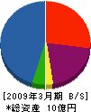 光電機産業 貸借対照表 2009年3月期