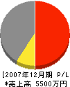 サカエ電気商会 損益計算書 2007年12月期 サカエ電気商会 損益計算書 2007年12月期