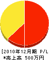 赤坂造園土木 損益計算書 2010年12月期
