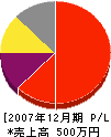 藤井塗装 損益計算書 2007年12月期