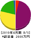 谷ッ田工務店 貸借対照表 2010年4月期