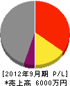 ワタナベ電建 損益計算書 2012年9月期