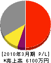 澤井産業 損益計算書 2010年3月期