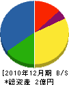 小田島工業 貸借対照表 2010年12月期