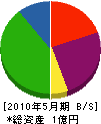 宮崎ガスサービスショップ 貸借対照表 2010年5月期