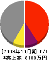 早川組 損益計算書 2009年10月期