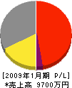 窪田木工所 損益計算書 2009年1月期