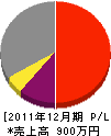 田島電気 損益計算書 2011年12月期