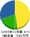 川口塗装 貸借対照表 2009年12月期