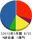 永石エンジニアリング 貸借対照表 2012年3月期