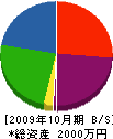 今井電機 貸借対照表 2009年10月期