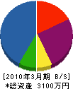 星寿園 貸借対照表 2010年3月期