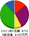 斉藤造園 貸借対照表 2011年5月期