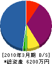 矢野電器 貸借対照表 2010年3月期
