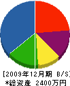 嵯峨藤本畳店 貸借対照表 2009年12月期