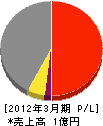 濱田大興土木 損益計算書 2012年3月期