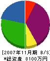 八巻商店 貸借対照表 2007年11月期