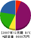 伊藤鉄工 貸借対照表 2007年12月期