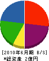 菅野建設工業 貸借対照表 2010年6月期