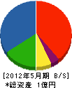 宮尾組 貸借対照表 2012年5月期