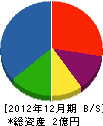 池田鉄工所 貸借対照表 2012年12月期